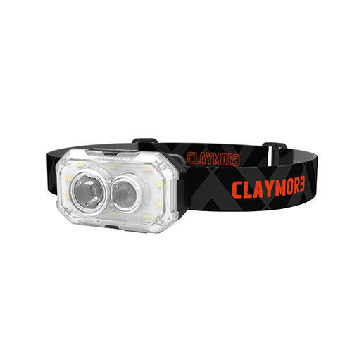 Heady Plus Diffussed Red Headlamp - CLC-470DR - Black