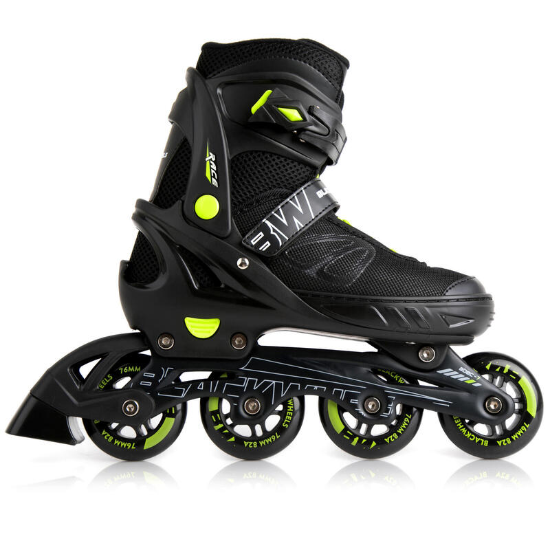 Patins em Linha Blackwheels Sonic fitness ajustáveis