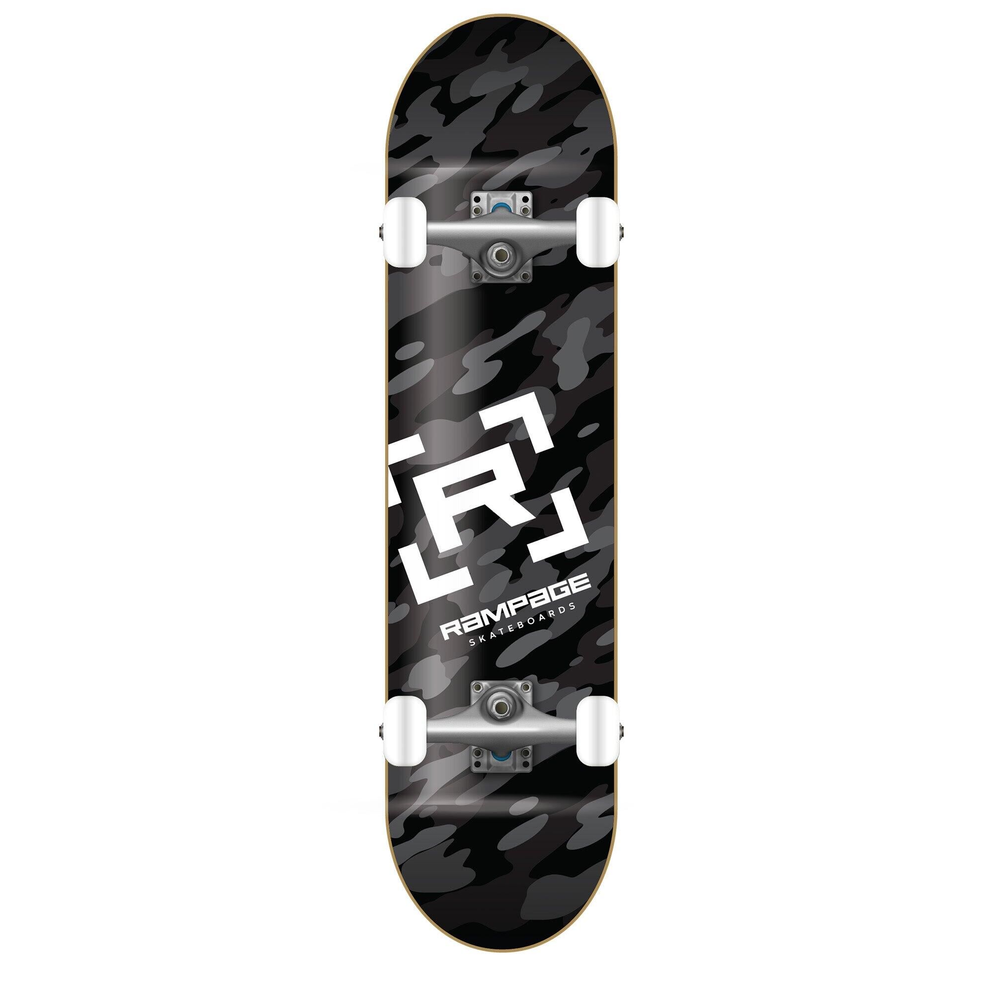 RAMPAGE Rampage Black Camo Skateboard