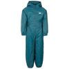 Kids Unisex Dripdrop Gewatteerd Waterdicht Regenpak (Teal)