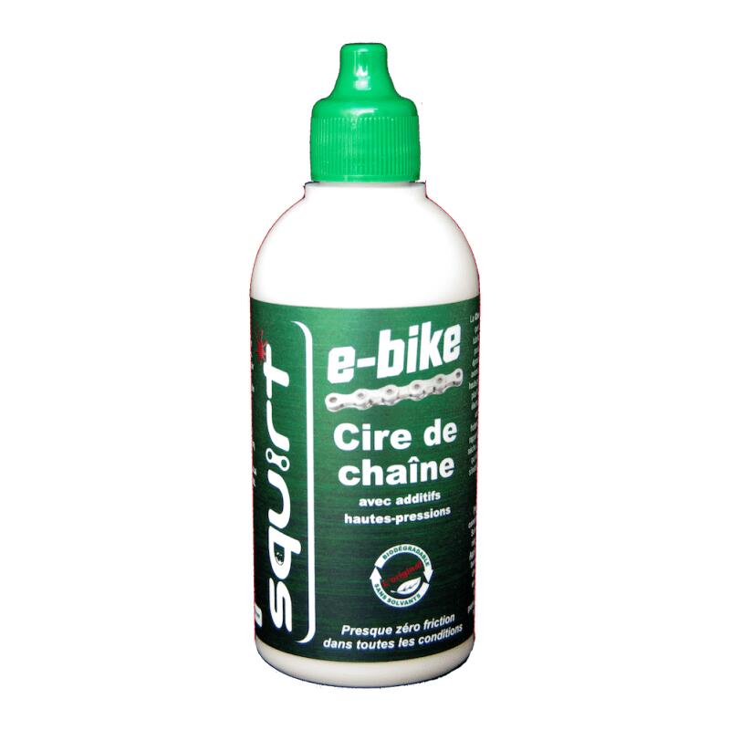 Lubrifiant cire pour chaine SQUIRT Spécial E-BIKE 120 ml
