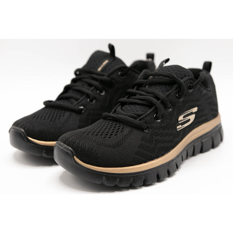 Sneakers Skechers Get Connected, Zwart, Dames