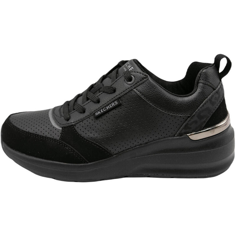 Calçado Skechers Billion-Subtle Spots, Preto, Mulheres