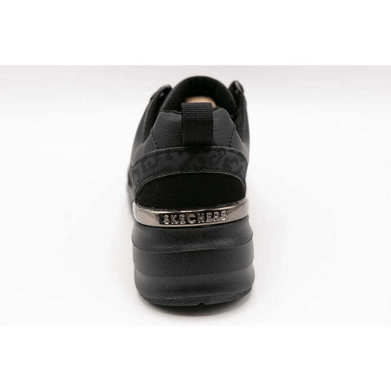 Calçado Skechers Billion-Subtle Spots, Preto, Mulheres