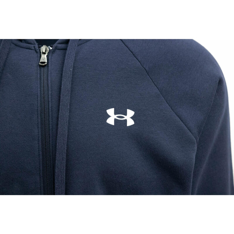 Capucha Under Armour UA Rival FZ Hoodie, Azul