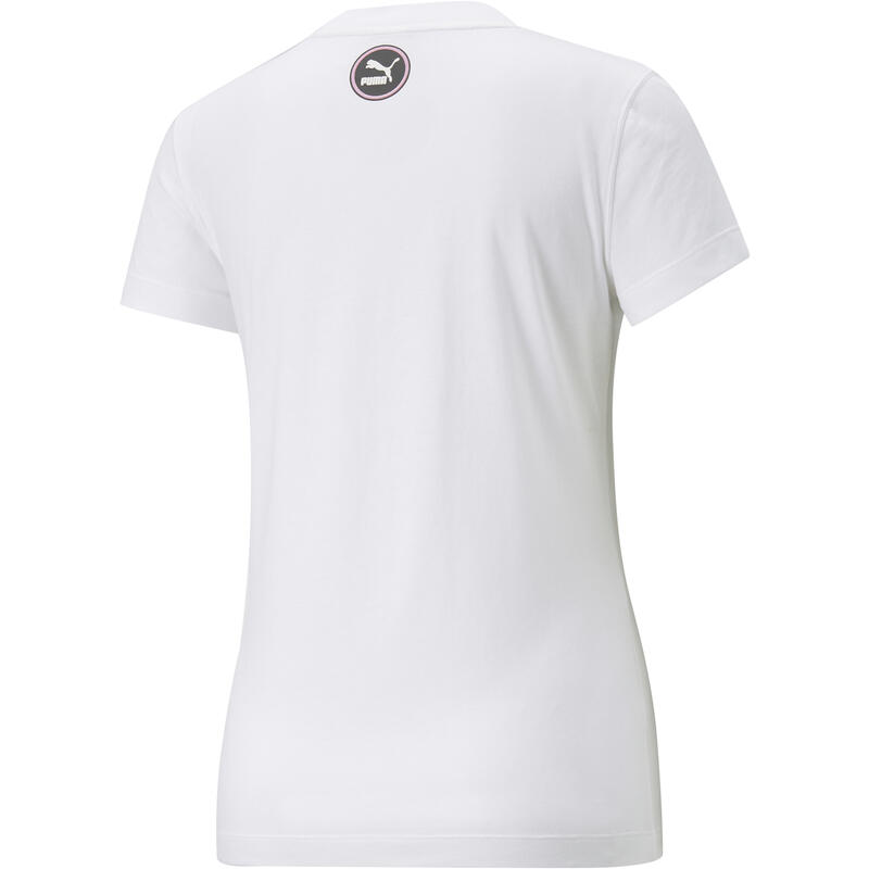 Camiseta de manga corta Puma SwxP Graphic, Blanco, Mujer