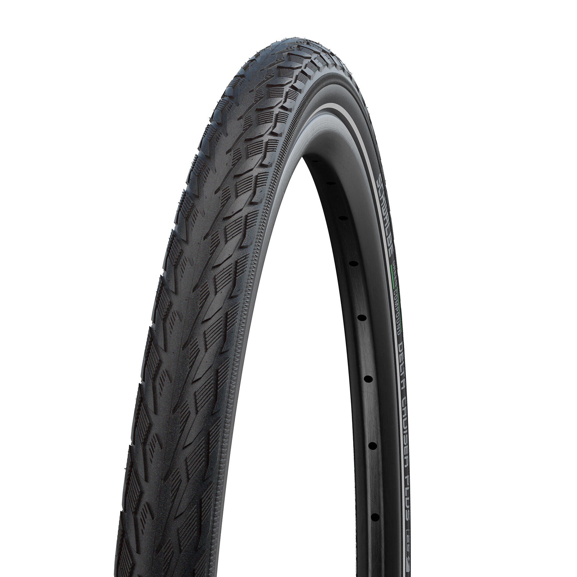 Schwalbe DELTA CRUISER PLUS Black Reflex Tyre 28" x 1 1/2" 700 x 38 5/5