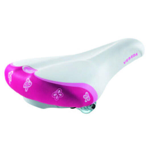 Selle Monte Grappa Kinderzadel Vereda wit-roze