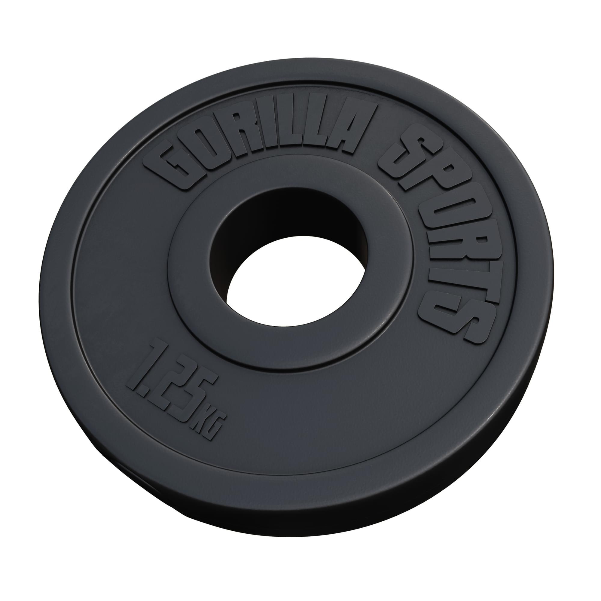 GORILLA SPORTS Hantelscheibe Olympia 50/51mm Kunststoff 1,25KG - 15KG