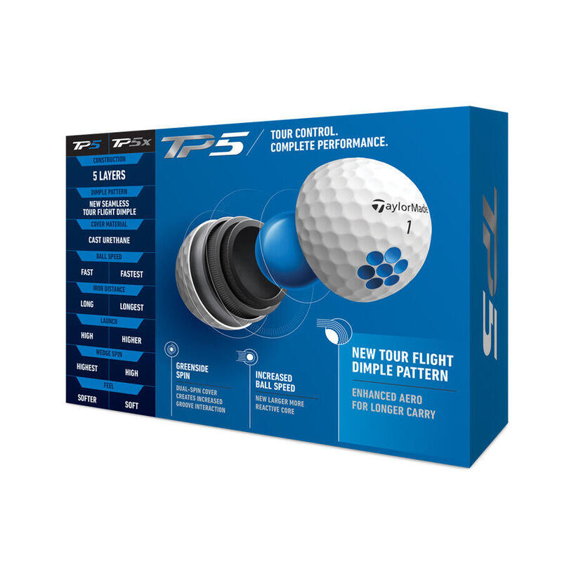 TP5 高爾夫球五層球 - 12粒裝