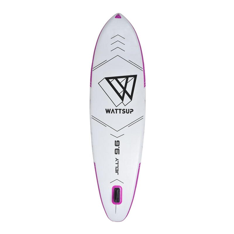 Wattsup JELLY 9'6" SUP Board Stand Up Paddle aufblasbar Surfboard Paddel Rosa