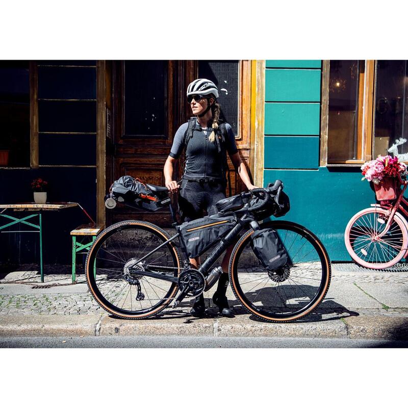 Sacoche de cadre Bikepacking Ortlieb Frame-Pack RC Toptube 4L Noir