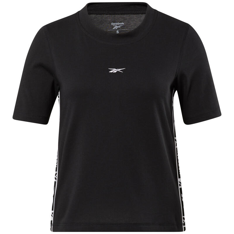 Camiseta de Manga Corta Mujer Reebok Tape Pack Negro