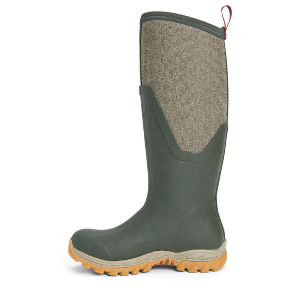 Womens/Ladies Arctic Sport Tall Pill On Wellie Boots (Olive) 3/4