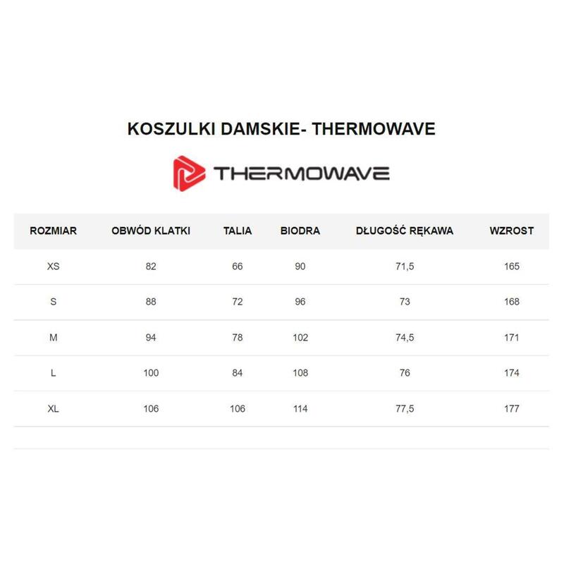 Thermowave Merinowol Warm Long sleeve shirt - Dames - Black