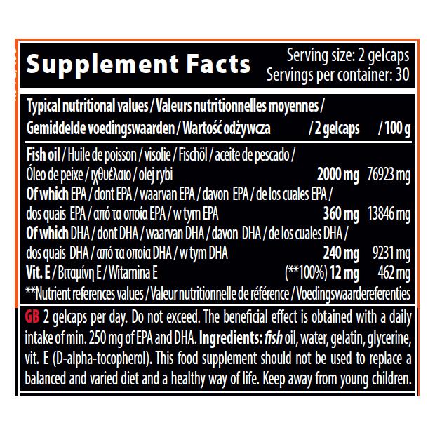 Omega 3 (1000 mg) - 60 gelcaps