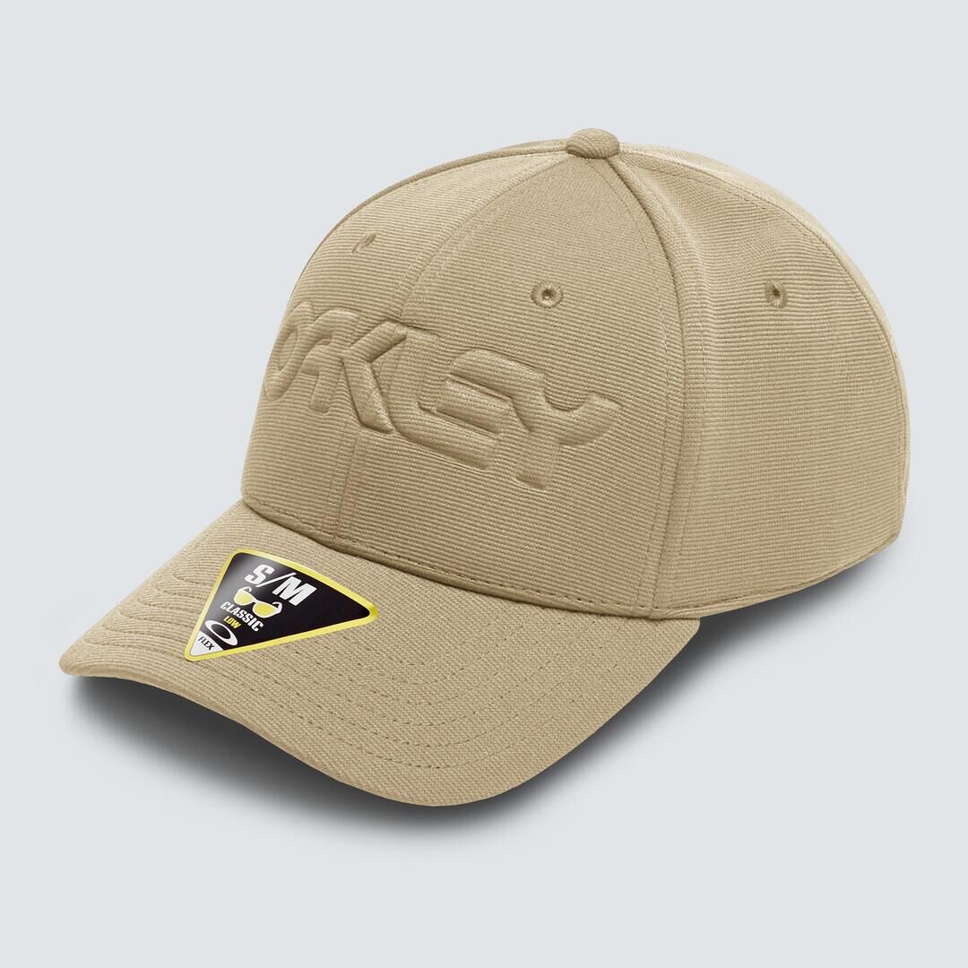 OAKLEY 6 Panel Stretch Embossed Unisex Cap - Safari