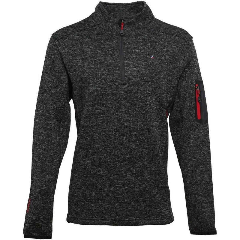 Fleece-Sweatshirt mit halbem Reißverschluss Peak Mountain Cypar Media 1