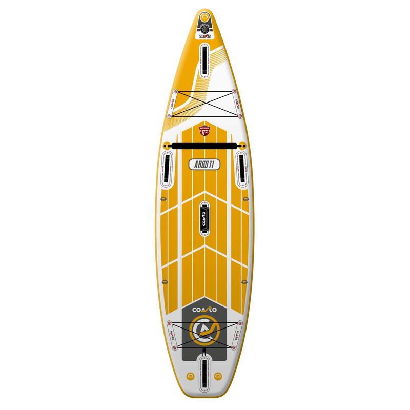 COASTO ARGO DC 11'0" SUP Board Stand Up Paddle aufblasbar Surfboard Paddel