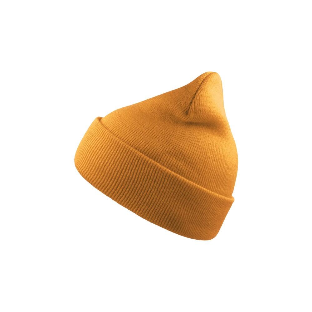 Beanie with WIND cuff, Mixed (Golden yellow)