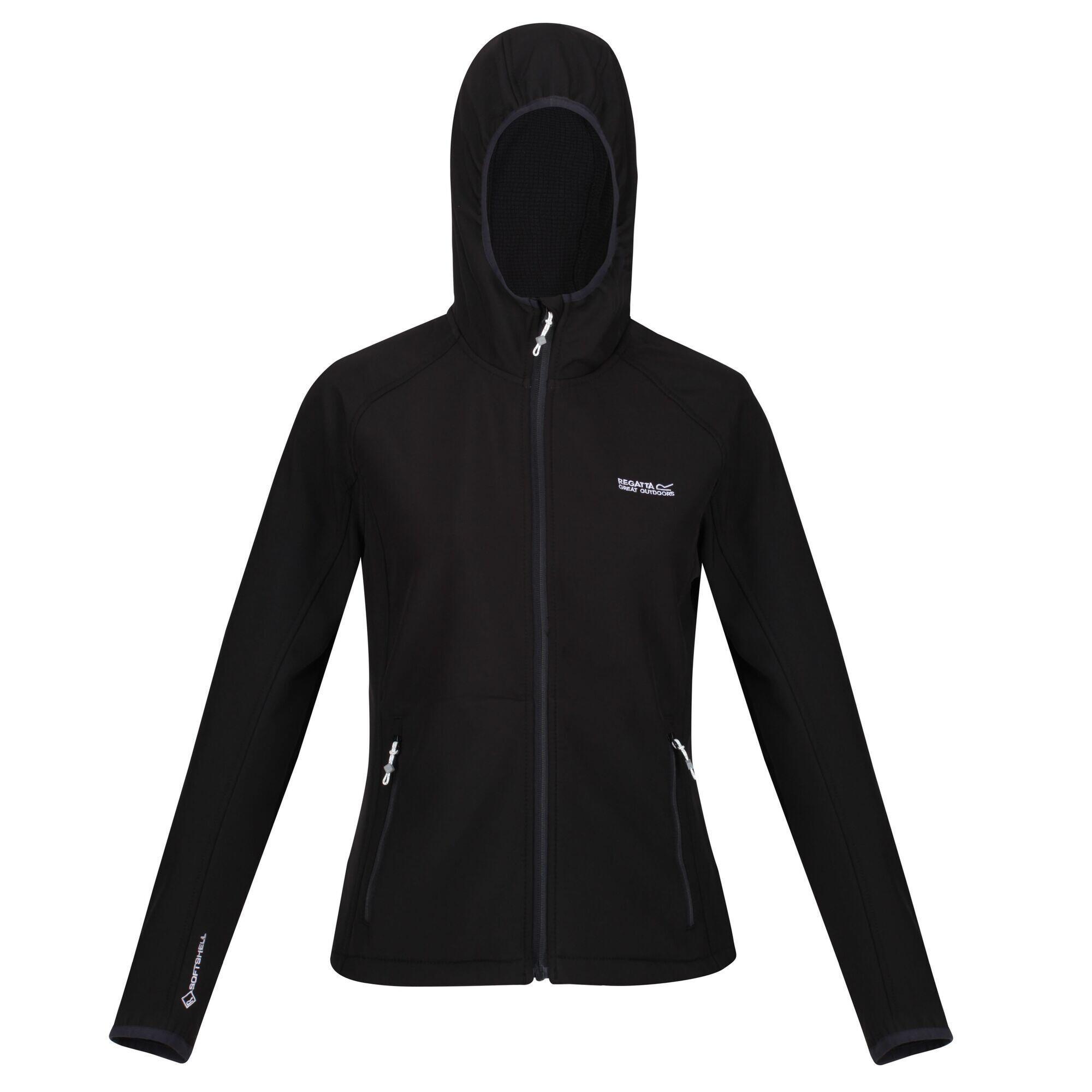 Womens/Ladies Ared III Soft Shell Jacket (Black) 1/5