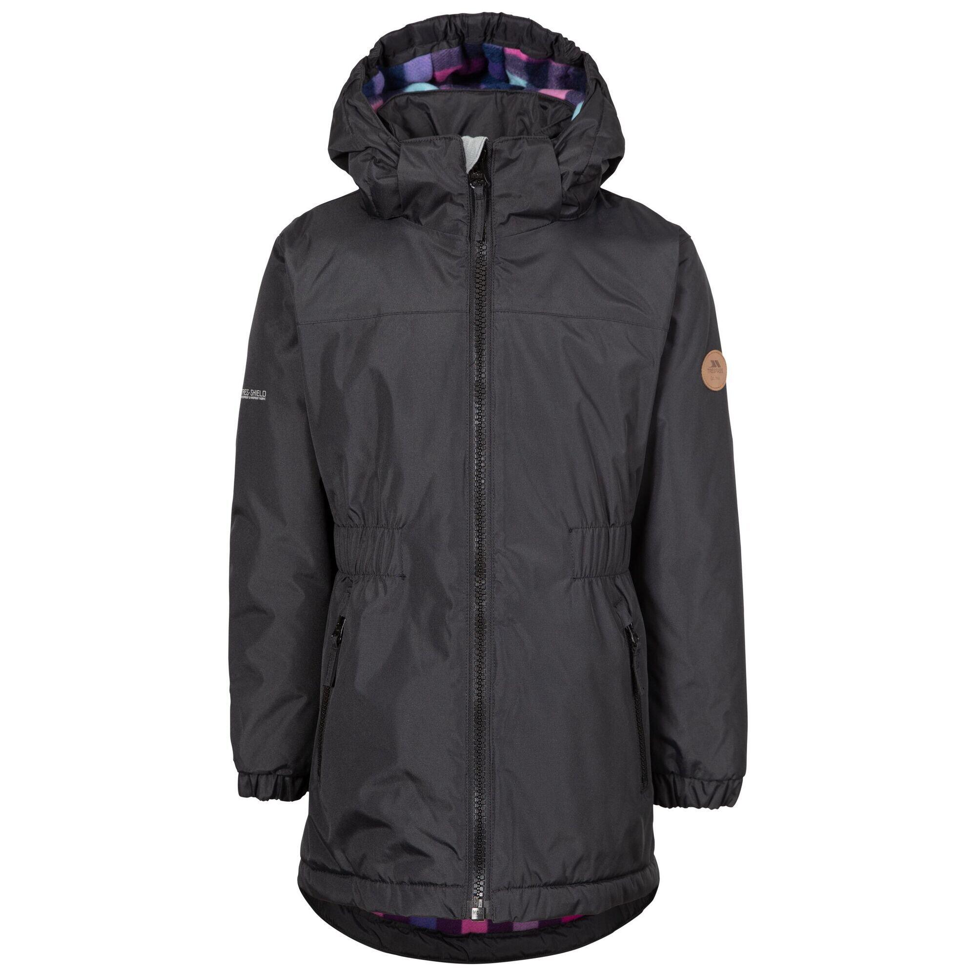 BERTHA Girl's waterproof jacket (Black)