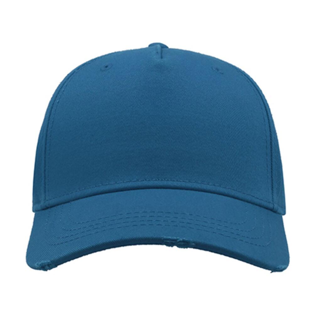 Cargo Weathered Visor 5 Panel Cap (Blue) 3/3