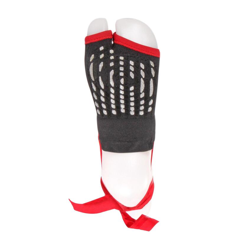 Calze tecniche Uppies Sport donna per la danza e barre cuscino plantare rosso