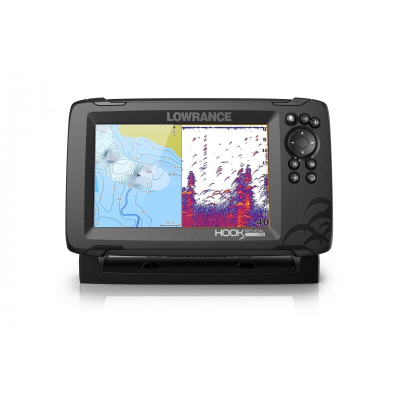 Sonda Pesca Lowrance HOOK Reveal 7 Transductor HDI 50/200 600w. CHIRP/DownScan