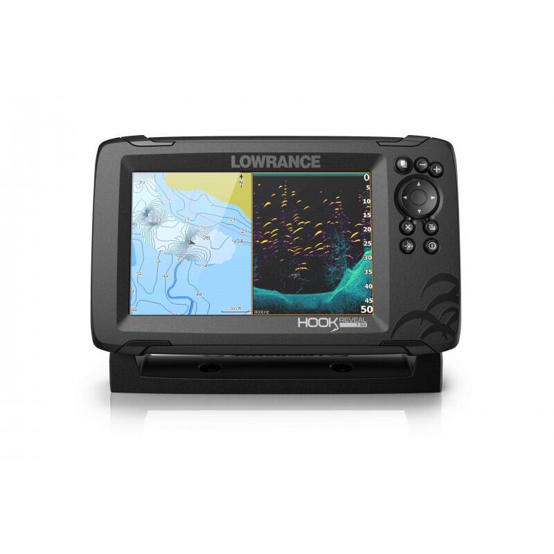 Sonda Pesca Lowrance HOOK Reveal 7 Transductor HDI 50/200 600w. CHIRP/DownScan