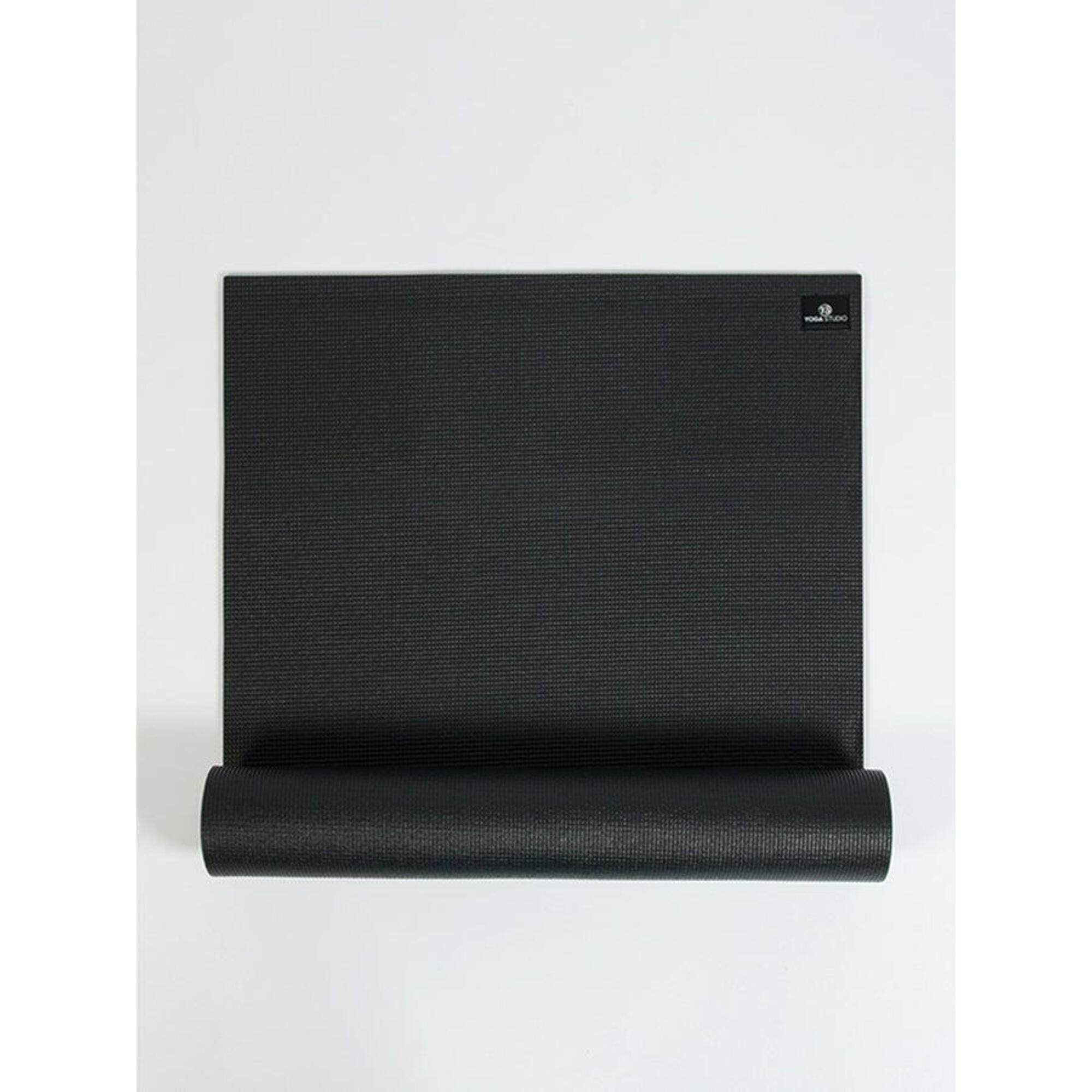 The Yoga Studio Sticky Yoga Mat 6mm - Black 1/4