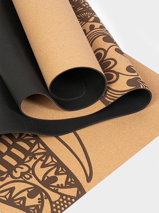 Yoga Studio Elephant Cork Yoga Mat 4mm - Earth Elephant 4/4