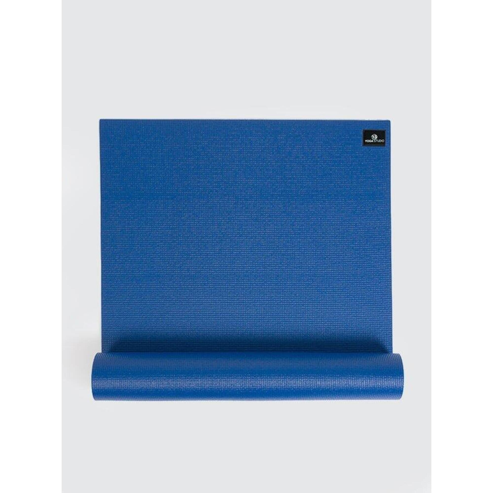 The Yoga Studio Sticky Yoga Mat 6mm - Blue 1/4