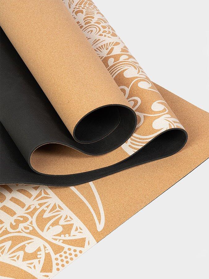 Yoga Studio Elephant Cork Yoga Mat 4mm - White Elephant 4/4