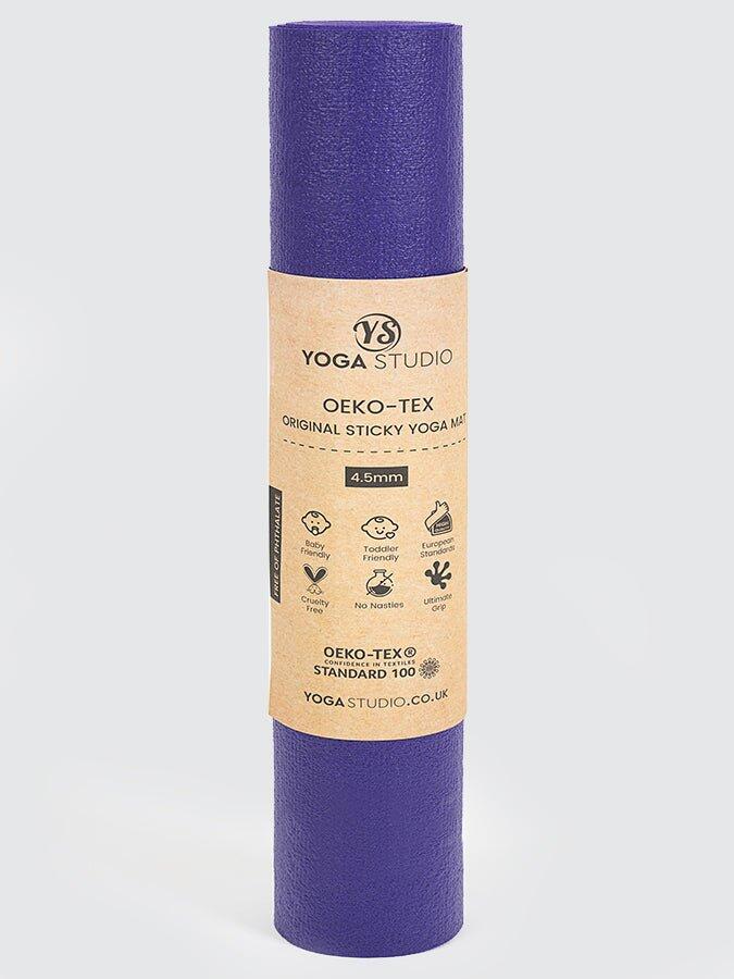 Yoga Studio Oeko-Tex Long & Wide Yoga Mat 4.5mm - Purple Grape 4/5