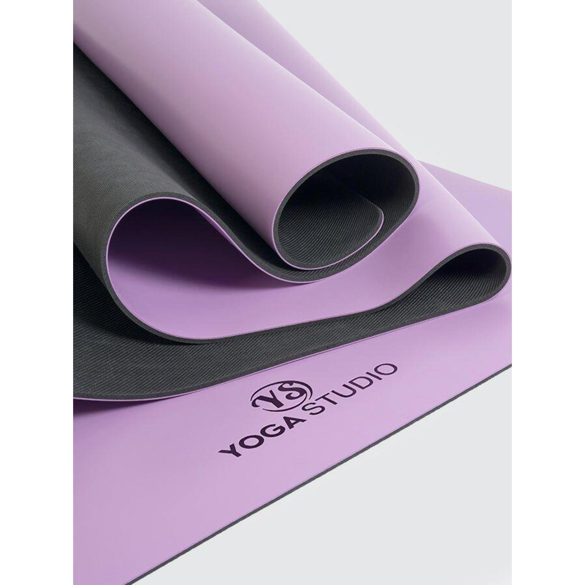 Yoga Studio The Grip Compact Yoga Mat 4mm - Purple 1/4