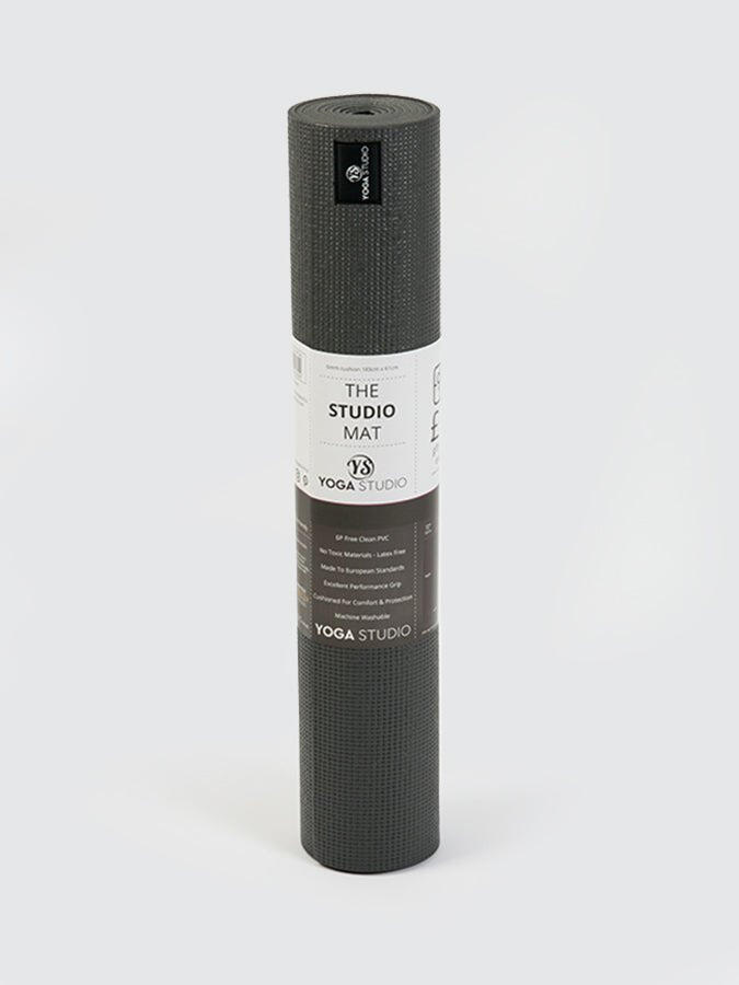 The Yoga Studio Sticky Yoga Mat 6mm - Graphite Grey 4/4