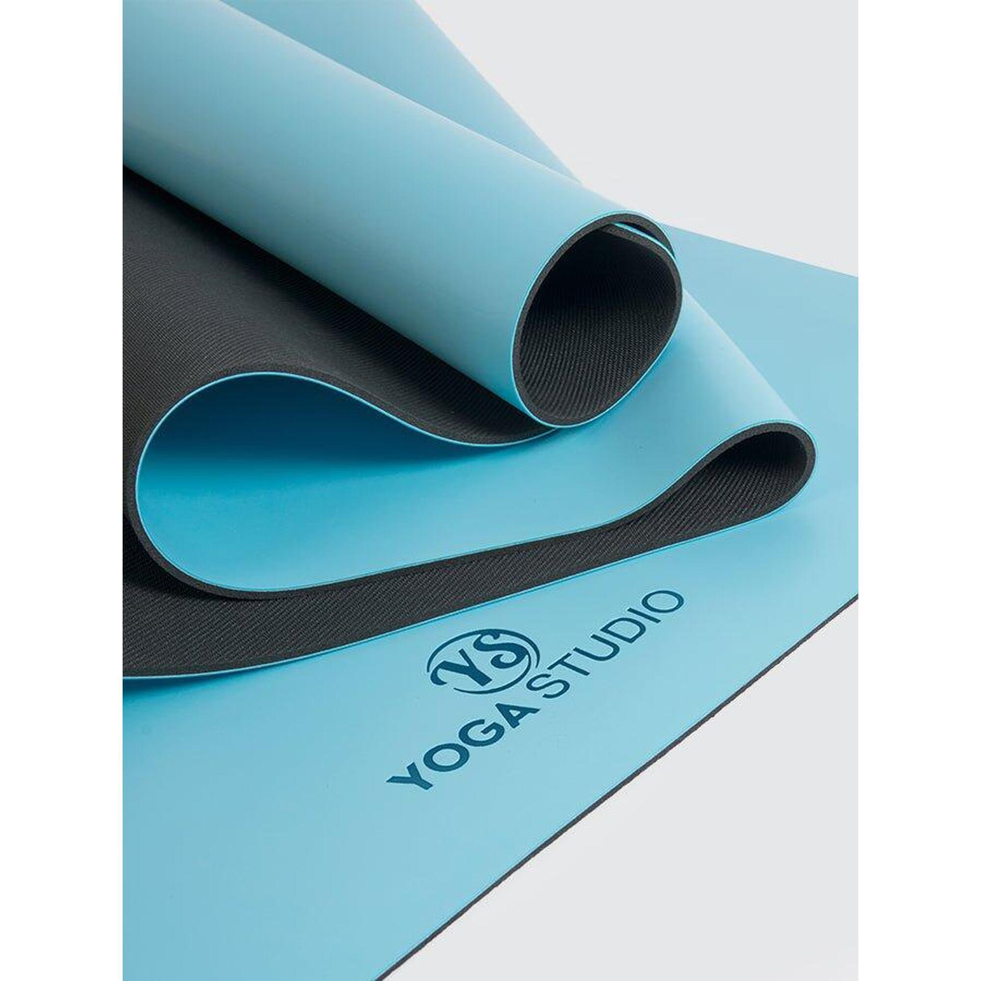 Yoga Studio The Grip Compact Yoga Mat 4mm - Blue 1/4