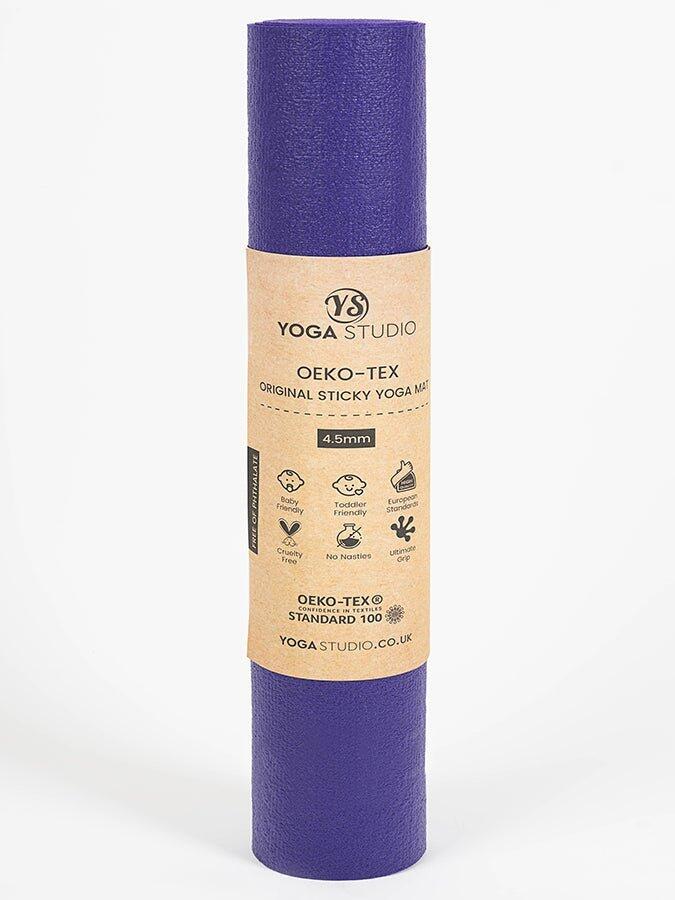 Yoga Studio Oeko-Tex Extra Long Yoga Mat 4.5mm - Purple Grape 4/5