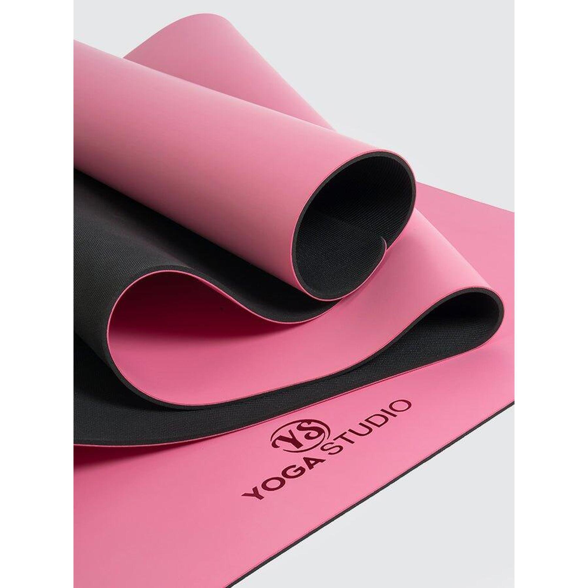 Yoga Studio The Grip Compact Yoga Mat 4mm - Pink 1/4