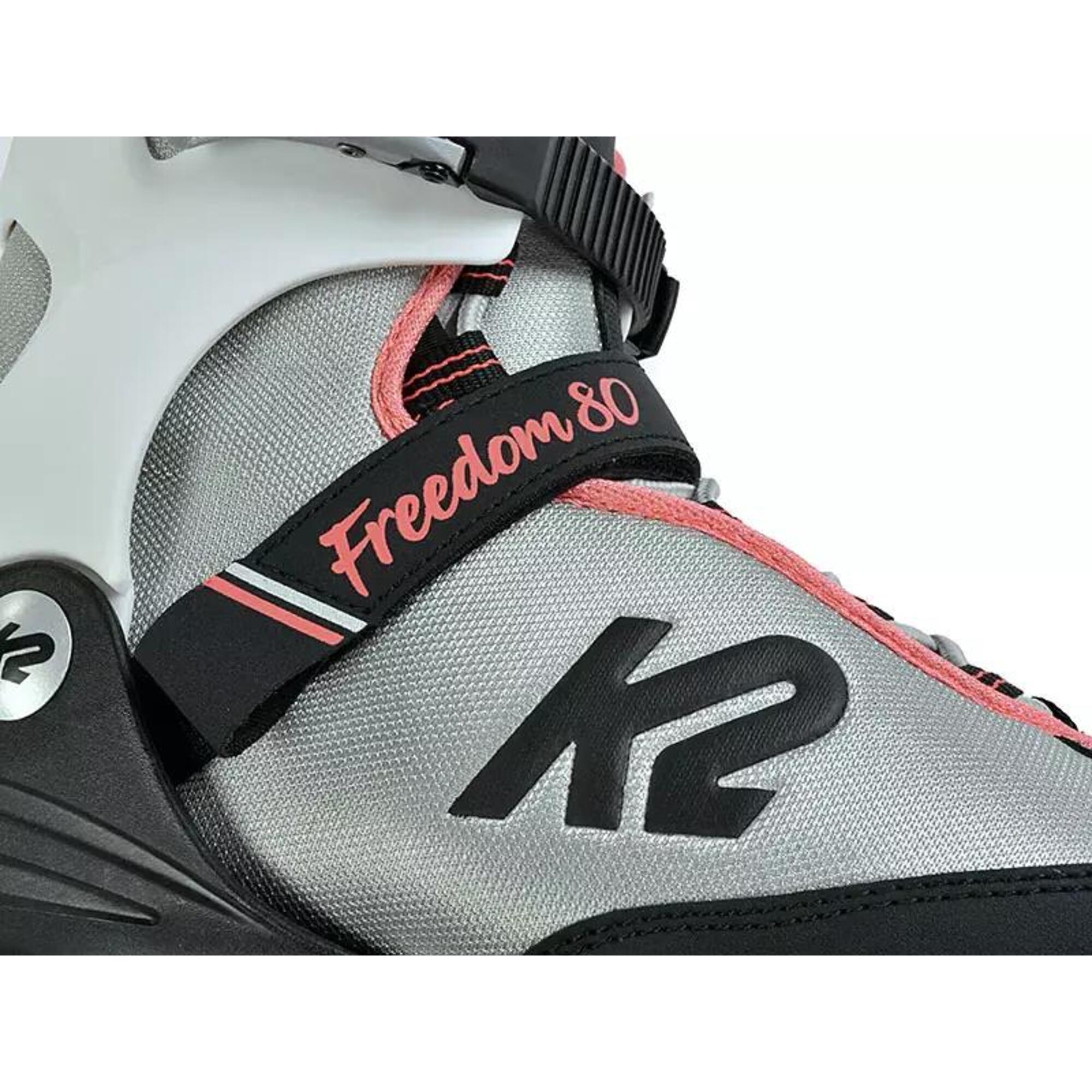 Patine cu rotile pentru femei K2 Freedom Alu 80 W