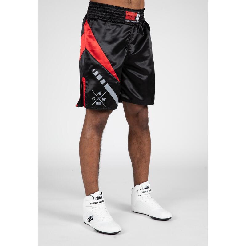 Hornell Boxing Short - Noir/Rouge