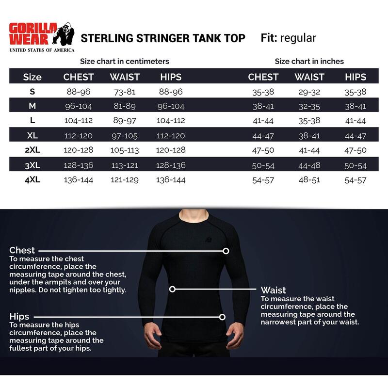 Sterling Stringer Tank Top Black/Gray