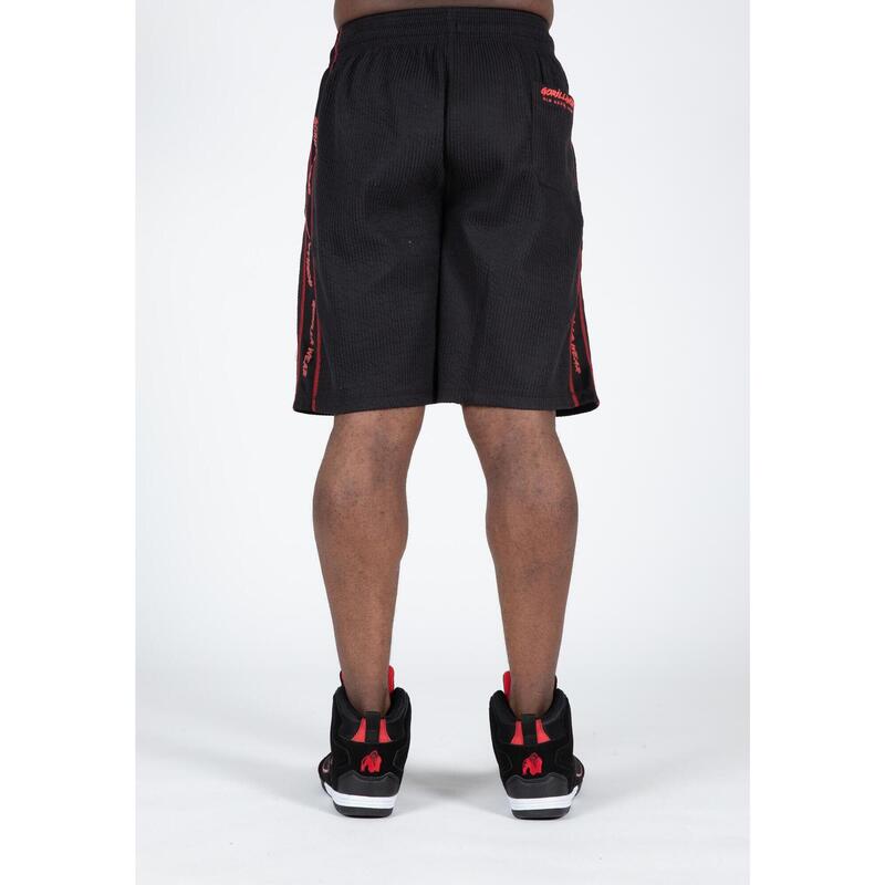 Buffalo Entrenamiento Vieja escuela Pantalones cortos - Negro/Rojo - 2XL/3XL