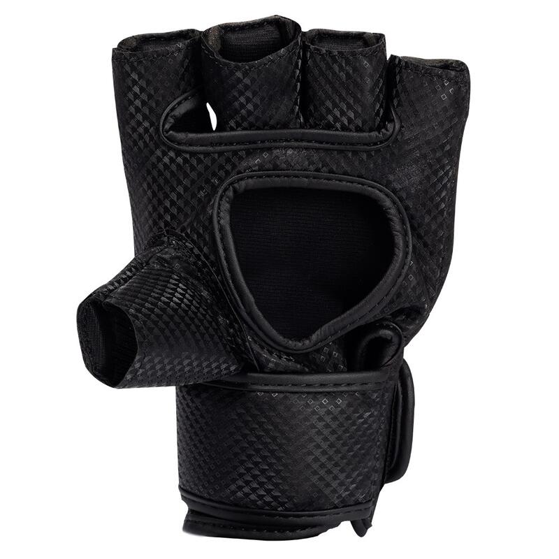 Manton MMA Gloves (With Thumb) - Noir/Blanc /L