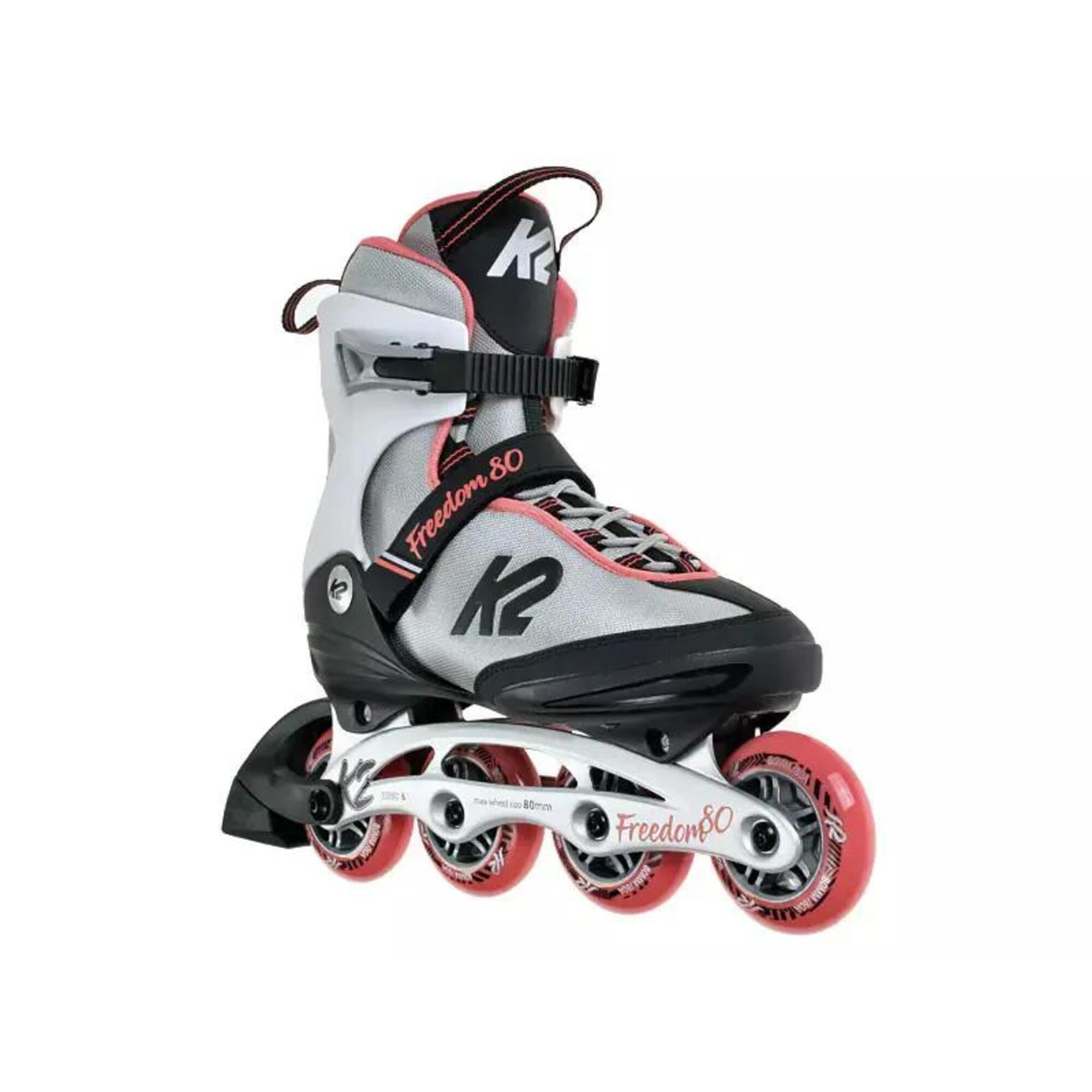 Patine cu rotile pentru femei K2 Freedom Alu 80 W