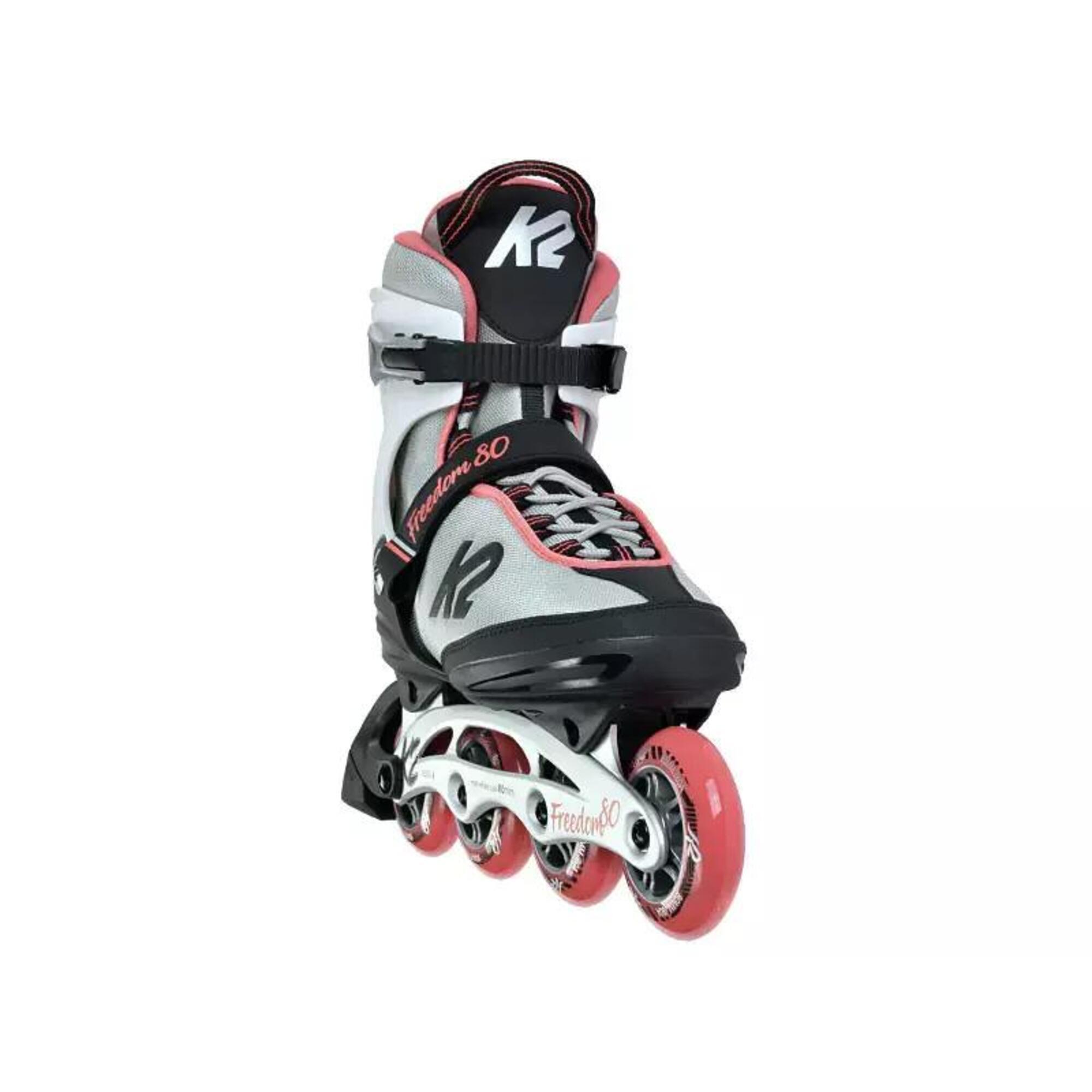 Patine cu rotile pentru femei K2 Freedom Alu 80 W