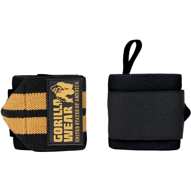 Taśmy na nadgarstki do podnoszenia ciężarów Gorilla Wear Wrist Wraps Pro