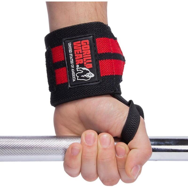 Taśmy na nadgarstki do podnoszenia ciężarów Gorilla Wear Wrist Wraps Pro