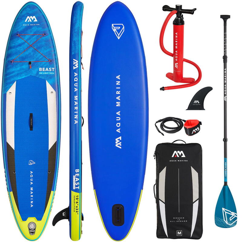 Deska SUP Aqua Marina Beast 10'6" zestaw wiosło AM Carbon BT-21BEP